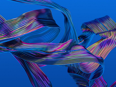 Abstract shape 3d abstract art background blender blender3d branding colorful design illustration iridescent lines render shape technology visual