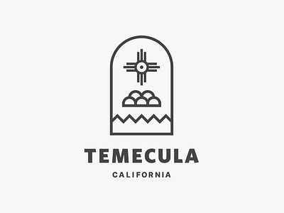 Temecula, California branding california clouds design identity logo logotype mist mountains native american socal sun temecula