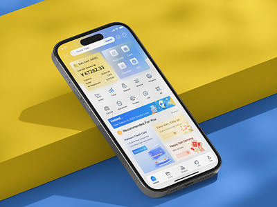 Mobile Design—Suzhou Bank Redesigned 3d app bank dashboard data visualization design finance moblie save money ui webdesig