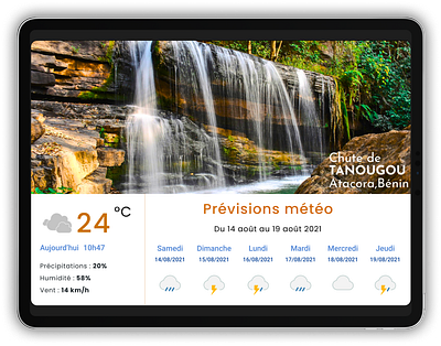 Météo design graphic design ui