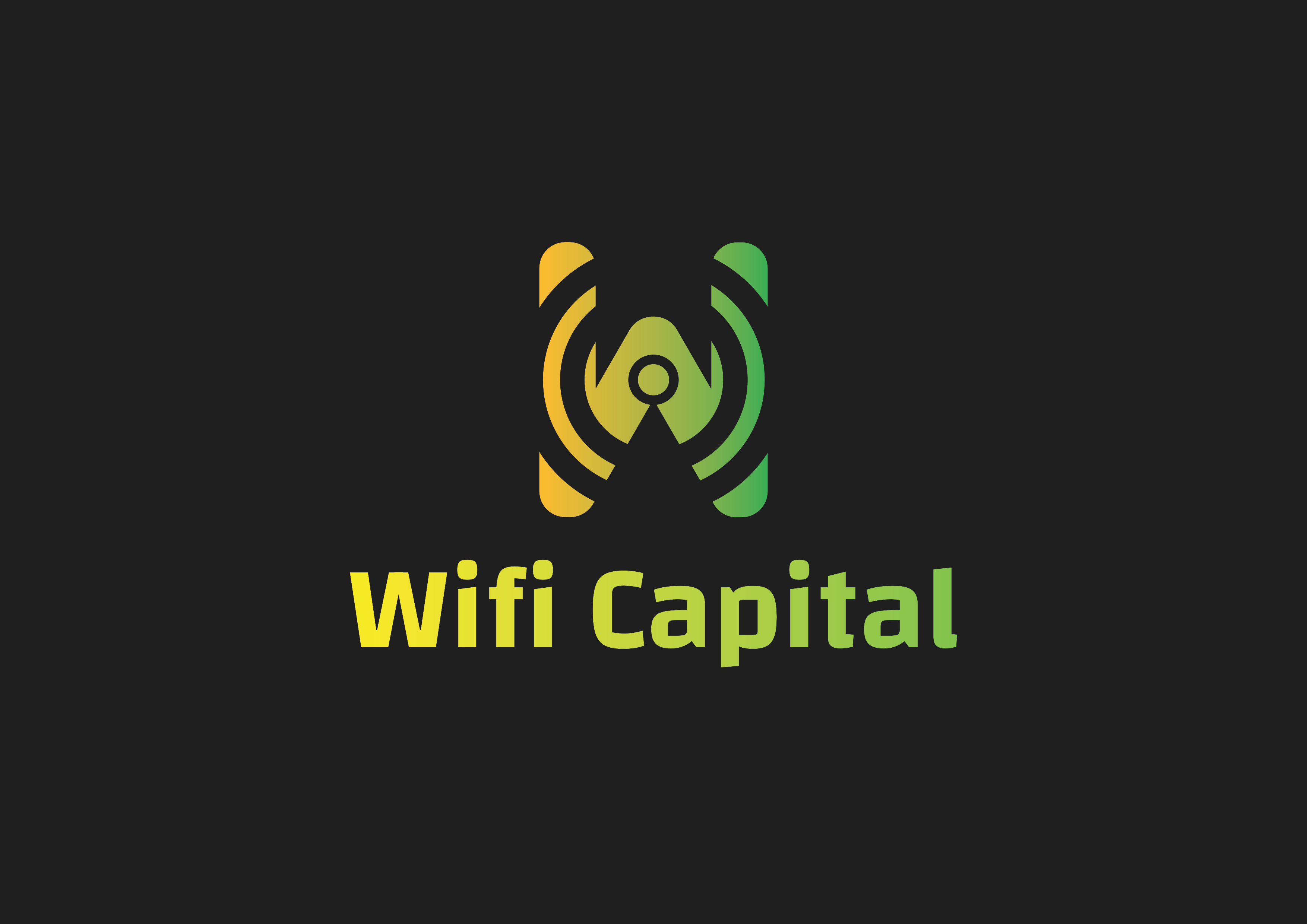 Wifi Capital branding capital design digital graphic design illustration logo redesign technology vector website wifi