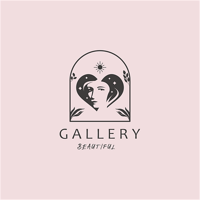 Women's beauty salon logo beuty branding design graphic design illustration logo