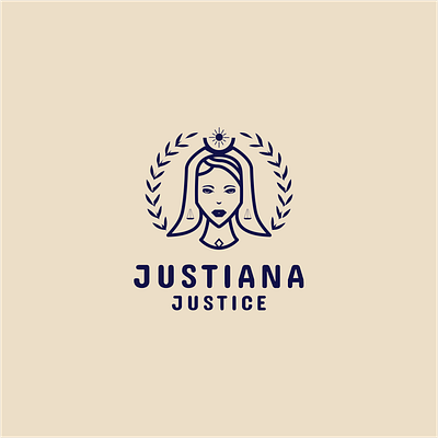 Woman attorney logo branding design graphic design illustration law logo