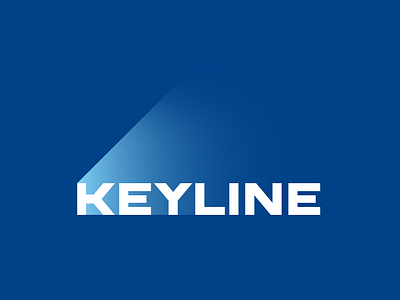 Keyline blinds branding graphic design light logo