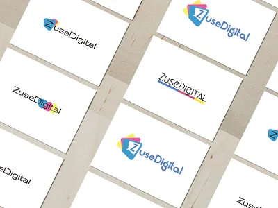 Zuse Digital branding business cards design digital graphic design logo marketing online technology ty typography vector