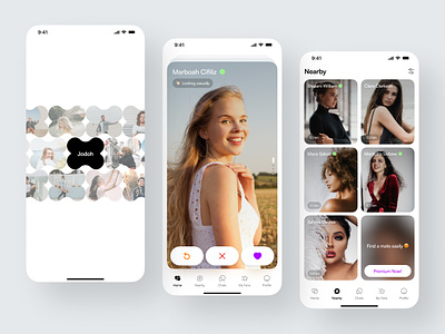 Jodoh - Dating Mobile App app bumble chat chatting clean date dating datingapp design love loving match matched mobile relation relationship social swipe tinder ui