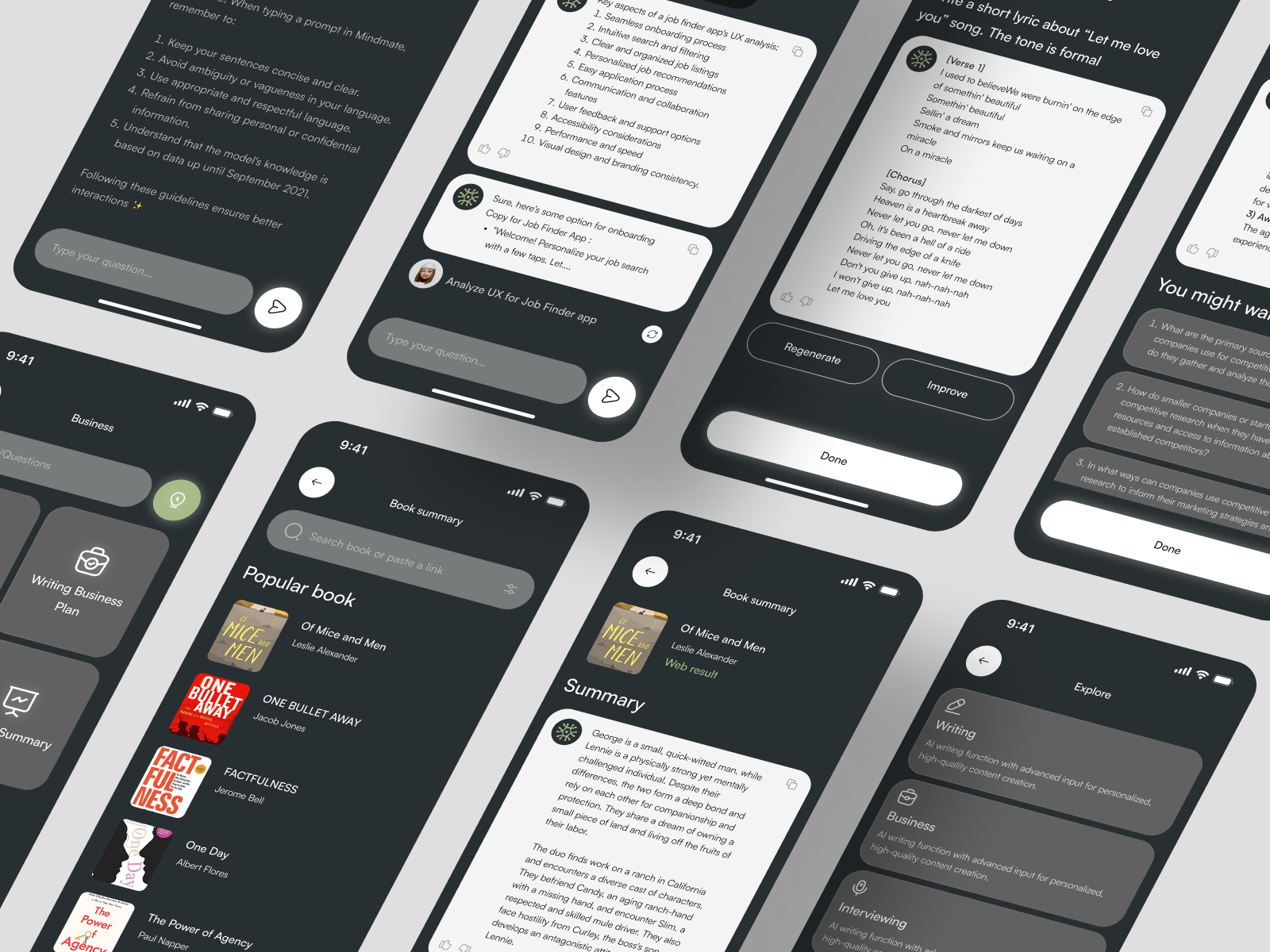 Mindmate - AI Chat BOT App UI KIT By Hatypo Studio On Dribbble