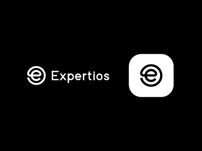 expertios logo design app icon brand identity branding design e letter e logo expert logo graphic design logo logo design minimal thread vector