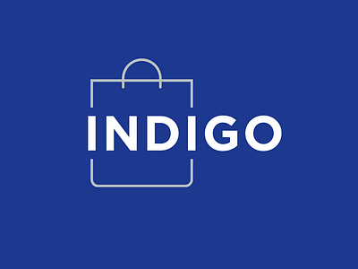 Indigo Duty Free bag branding duty free graphic design indigo logo pack packet