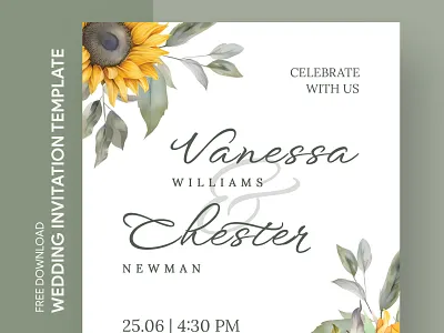 Sunflower Wedding Invitation Free Google Docs Template bidding ceremony docs espousal free google docs templates free template free template google docs google google docs invitation invite marriage ms print printing sunflower template templates wedding word