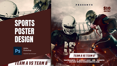 Sport Flyer in Photoshop ads banner flyer graphic design photoshop post poster social media sport