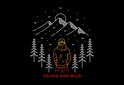 Young and Wild adventure alpine backpacker camping everest hiking holiday mountain national park nature outdoors sky summer summit tourism travel vacation wanderlust wilderness wildlife