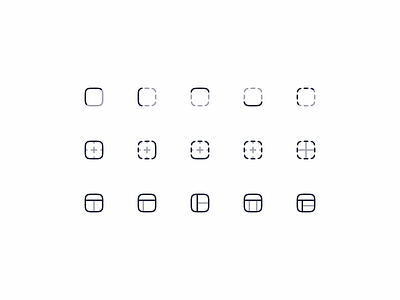 Layout & Boarders Icons boarder clean duotone figma icon icon design icon library icon pack icon set iconography icons illustration interface design layout layout boarder stroke twotone ui design