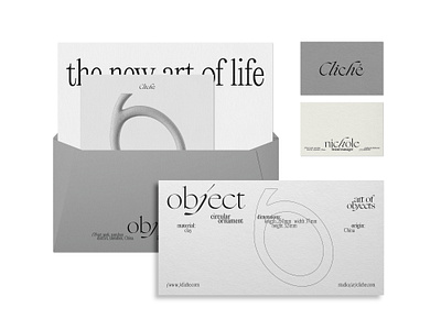 Cliché Branding branding layout logo minimalism poster typography vi visual identity