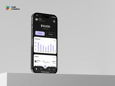 Crypto Trading App - App Design Concept app app design capi creative crypto app crypto app design design mobile mobile app mobile app design concept trading app ui ui kit