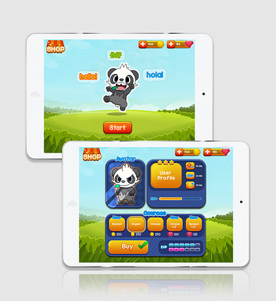E-Learning App UI Design for Kids animation app bodymovin branding character animation characterdesign design gif graphic design illustration lottie ui