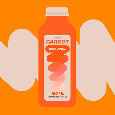 Juice Bottles beverage branding design food fruit graphic design icon illustration illustrator label logo logodesign organic packaging typography vector