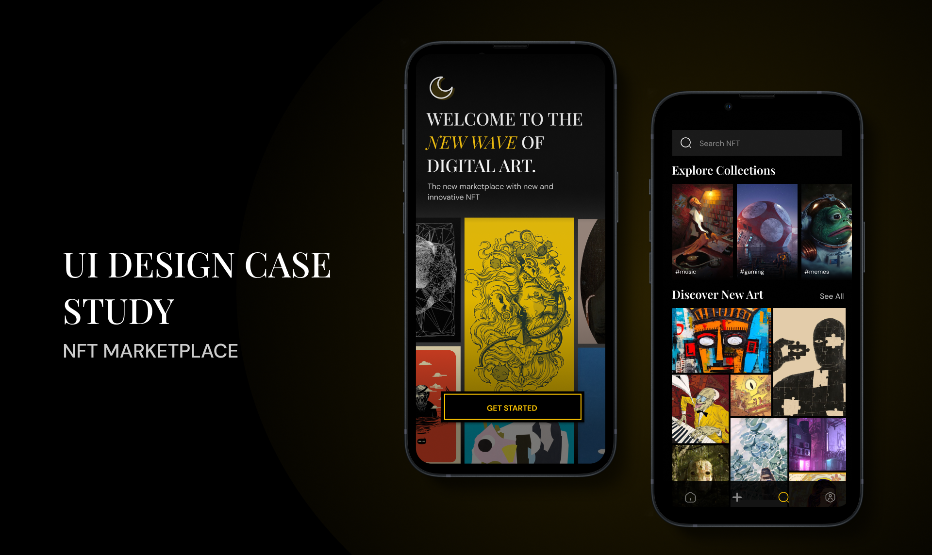 UI Design Case Study—NFT Marketplace