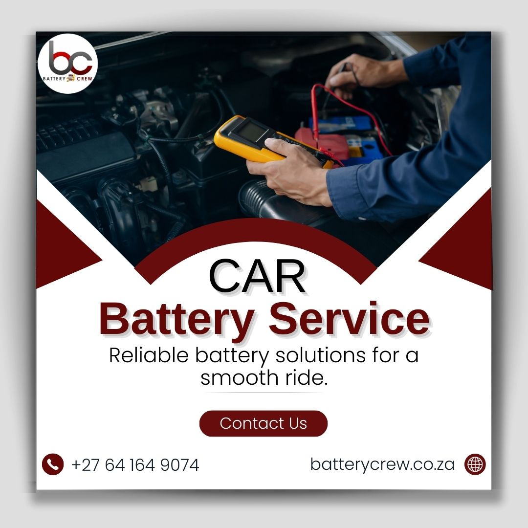 Car Battery Service in Midrand by Battery Crew on Dribbble