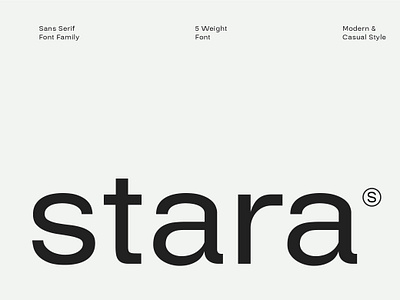 Stara Sans Serif Font branding font free font sans serif typface typography ui yukitacreative