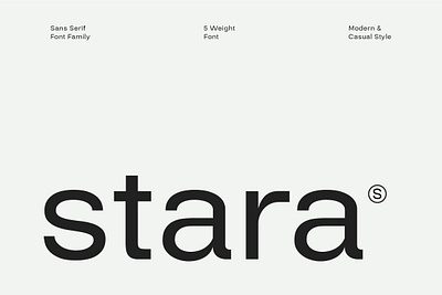 Stara Sans Serif Font branding font free font sans serif typface typography ui yukitacreative