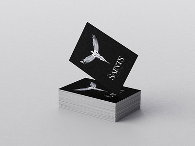 Business card design for Saints branding graphic design illustration typography
