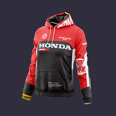 honda mx hoodie branding fashion graphic design motocross