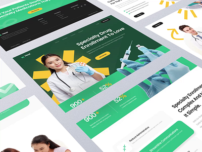 Heal-Healthcare Landing Page(Animated Version) animation awe doctor drug health health app health care healthcare healthcare website hospital medical medical care medical website medicine motion graphics telemedicine web web design web3 website