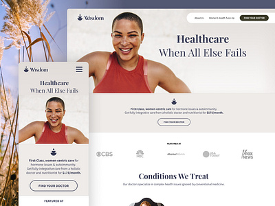 Healthcare Wellness Medicine Website redesign branding desktop healthcare med medicine mobile new age redesign ui user interface website wellness