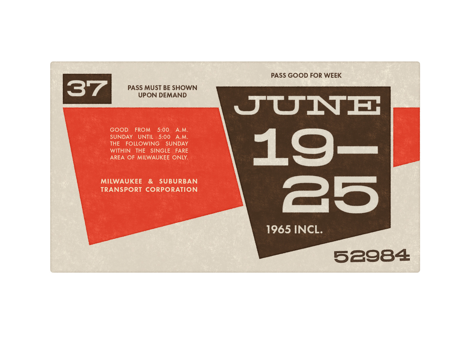 Transit Pass: Part 3 bus font design illustration pass print slab serif texture transit type design typography vintage