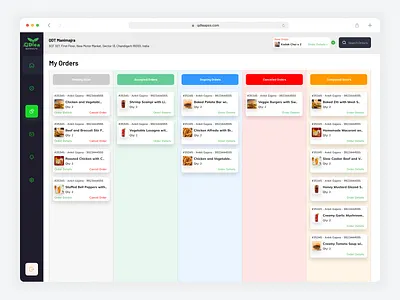 POS - Admin Order Management Dashboard cashier checkout coffeeshop dashboard ui dashboard ui design figma design food dashboard menu mobile app ui point of sales pos dashboard pos system pos ui restaurant pos system teashop ui ui design uiux web app web ui