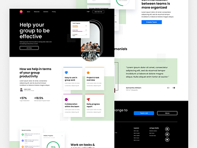 Creoup ( Create Group) | Landing Page branding design desktop graphic design landing page landing page design mobile page product design ui ui design uibunker uidesign uiinspiration uitrends uiux uiuxdesign uiuxtrend uiuxtrends website