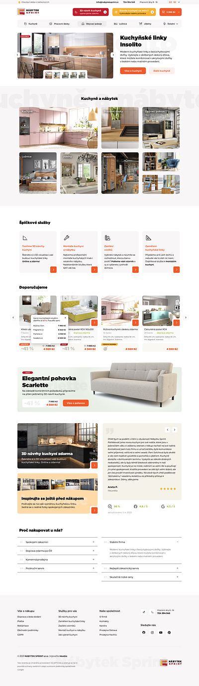 Furniture shop redesign design flat shop ui web webdesign website