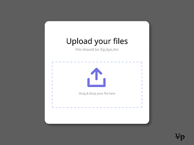 File Upload UI Desing app dailyui design figma ui ux