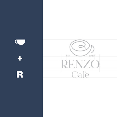 Renzo Cafe branding cafe graphic design logo logo design visual identity