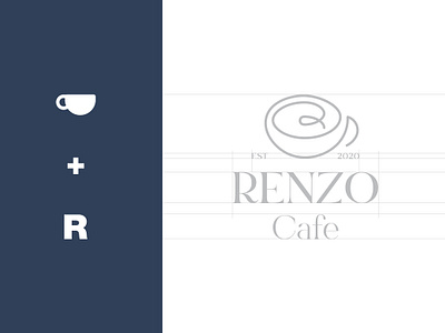 Renzo Cafe branding cafe graphic design logo logo design visual identity