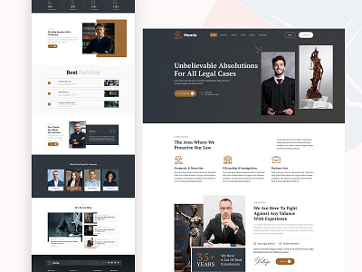 Mamla: Lawyer Website Design for WordPress and Elementor design graphic design law lawyer website ui ux website design wordpress lawyer wordpress lawyer website