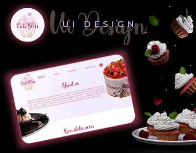 Cake Bliss (Bakery Website) bakery case study design ui uiux ux website