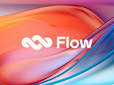 Flow Logo Design ( FOR SALE ) app brand branding connection flow for sale geometric identity infinity lines logo logodesign loops platform sale symbol waves