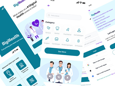 Medical App UI app design graphic design medical app ui medical app user interface ui ui design