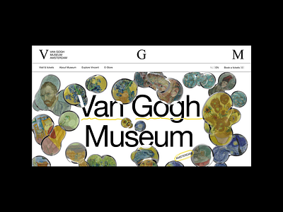 VAN GOGH MUSEUM / Amsterdam animation design ui ux web
