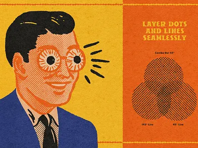 Halftone Brushes for Photoshop #7 app branding design graphic design illustration logo typography ui ux vector