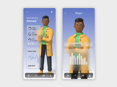 Analytics Chart - Rather Unusual Design Studio branding graphic design illustration ui