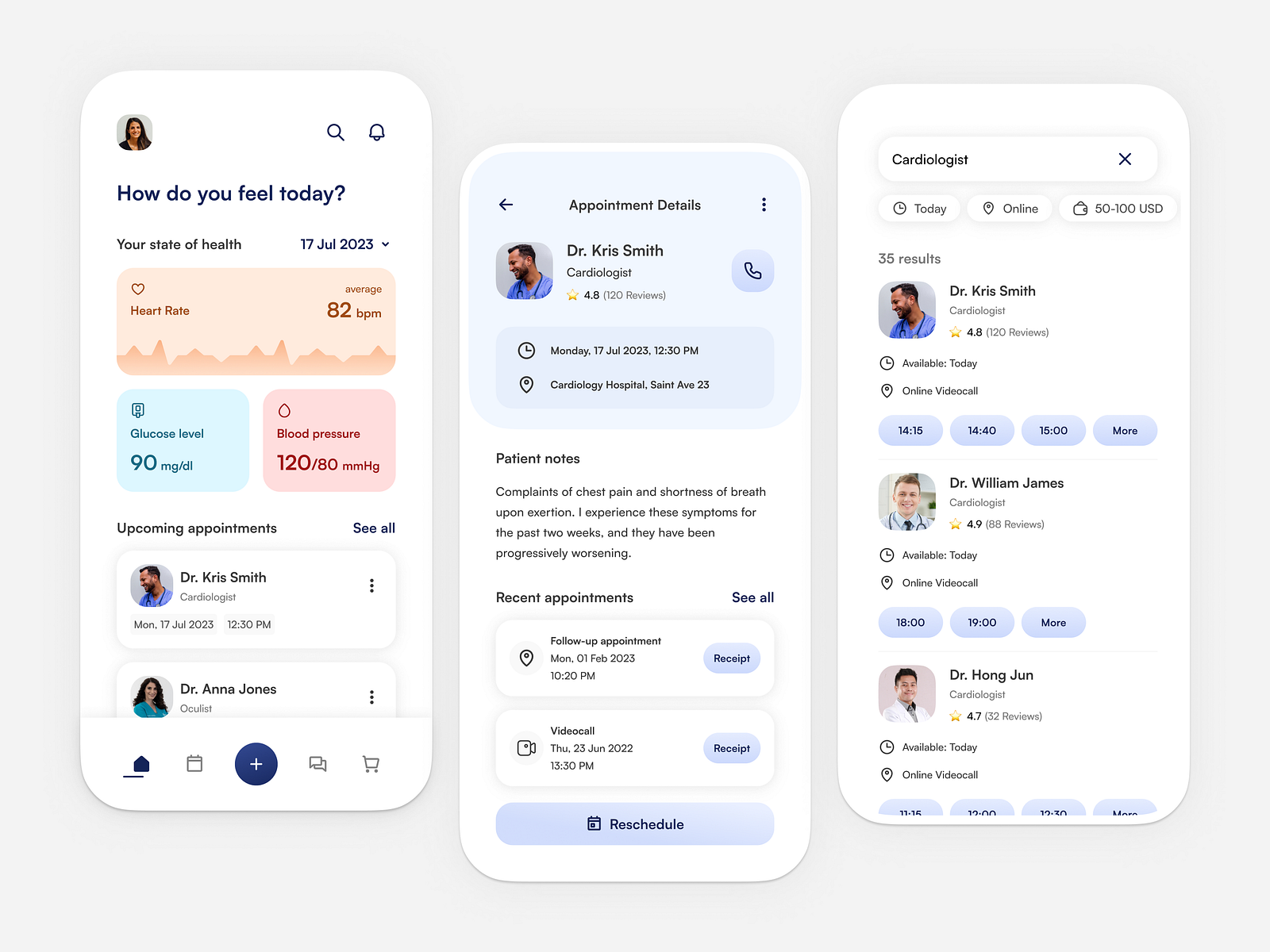 Health Medical App 💊 by Patryk Stańczyk for Together on Dribbble