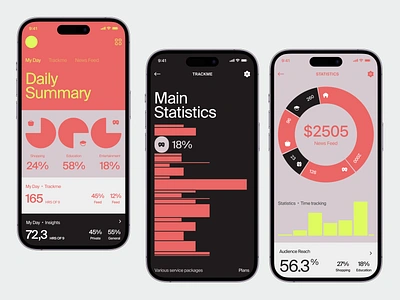 Finance Management - Mobile App Concept app assistant colors design exchange finance fintech inspiration investment ios mobile payment pink savings spending tracker transaction ui ux wallet