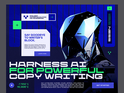 AI Copywriting Website aicopywritingwebsite aiinnovation copywritingsolutions designinspiration dribbbleshot
