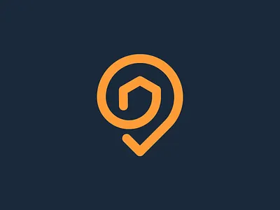 placement branding clever twist creative geolocation geometric graphic design home house icon identity design illustration line location logo design logotype minimalism negative space one line placement temporary housing