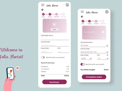 Credit Card Checkout - Daily UI 002 branding checkout credit card checkout daily ui dailyui design graphic design illustration interface design mobile interface ui user interface