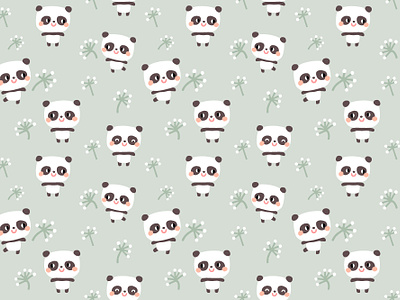 Panda pattern baby collection baby pattern cute cute panda design illustration kids kids background kids pattern panda pandas pattern seamless
