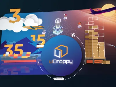 Udroppy Brand Identity Showcase II animation branding design graphic design illustration motion graphics ui vector